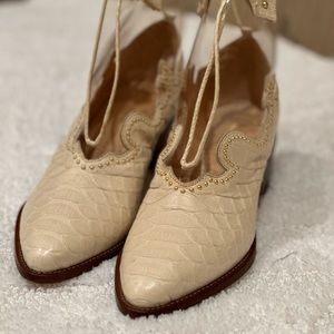 100% New Charlotte Olympia suede ankle boots! Sleek design, 3-inch heel